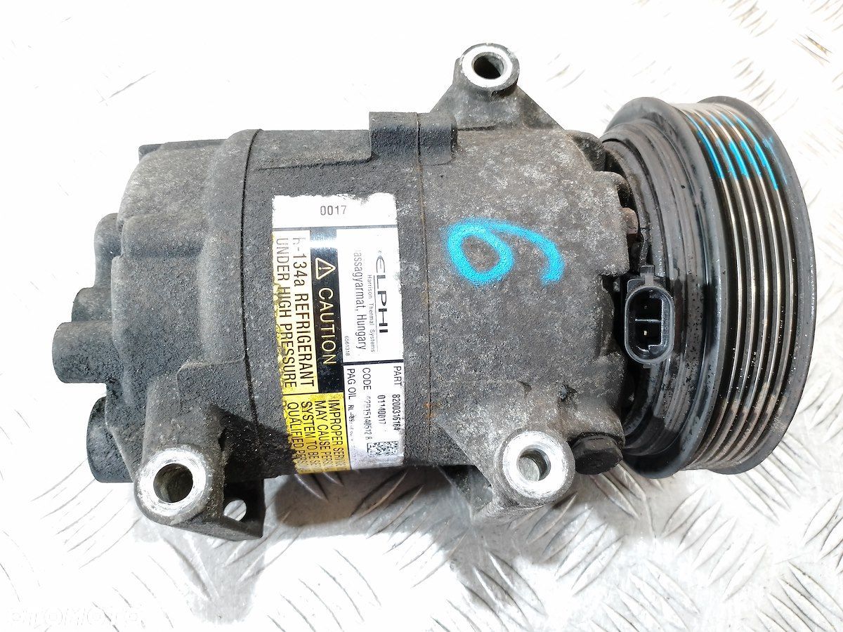 POMPA, SPRĘŻARKA KLIMATYZACJI RENAULT MEGANE II 8200316164  1.5 DCI - 1