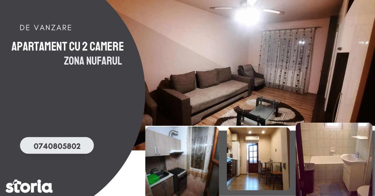 De vanzare- Apartament cu 2 camere, zona Nufarul Oradea !