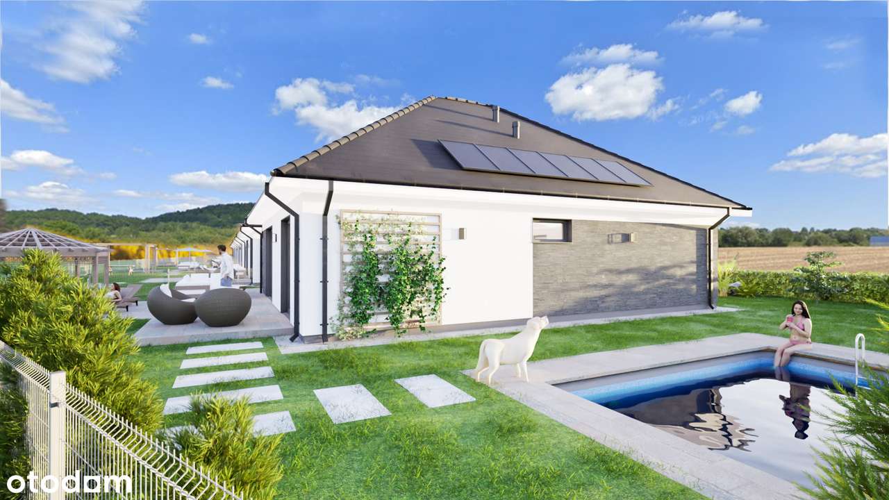 DOMY JEDNORODZINNE U PODNÓŻA GÓR SOWICH W BIELAWIE - Pełny obrazek: 5/13