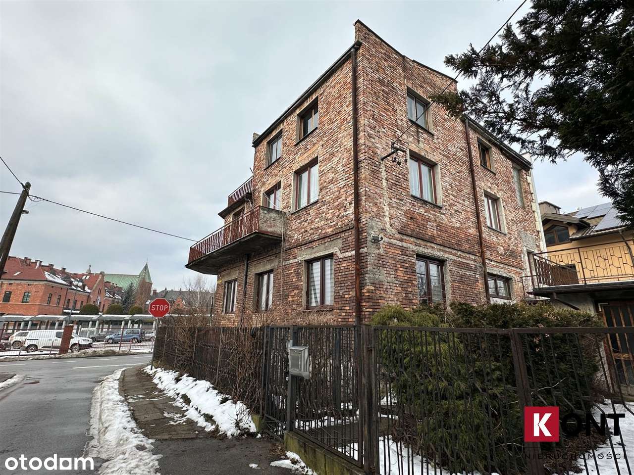 Łagiewniki/ działka 1296 m2/ kamienica/ 2 garaże-5