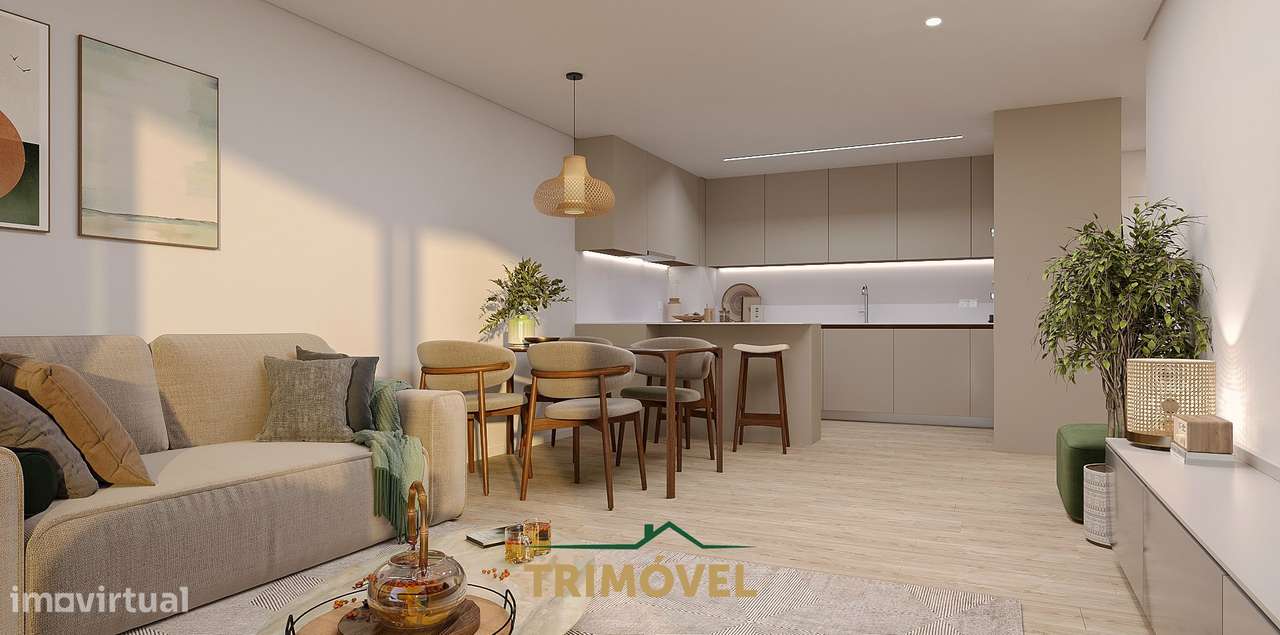 Apartamento T1 novo em São João da Madeira-5