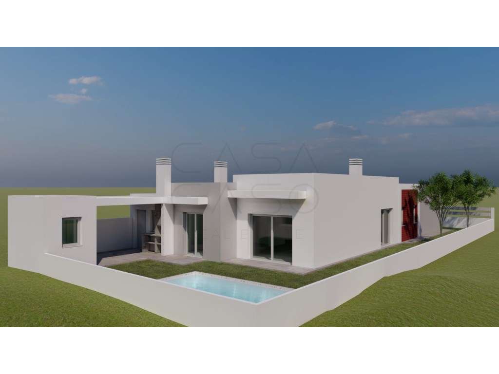 Moradia T3 térrea com piscina e garagem - Grande imagem: 2/9