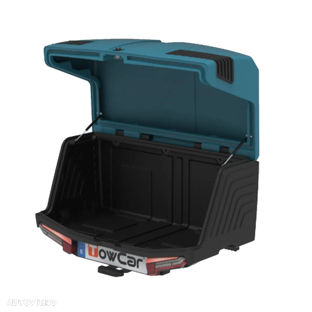 Cutie portbagaj pe carligul de remorcare Towbox V3 Marine Albastru, Noua_Pret Importator, emitem Factura & Garantie - 3