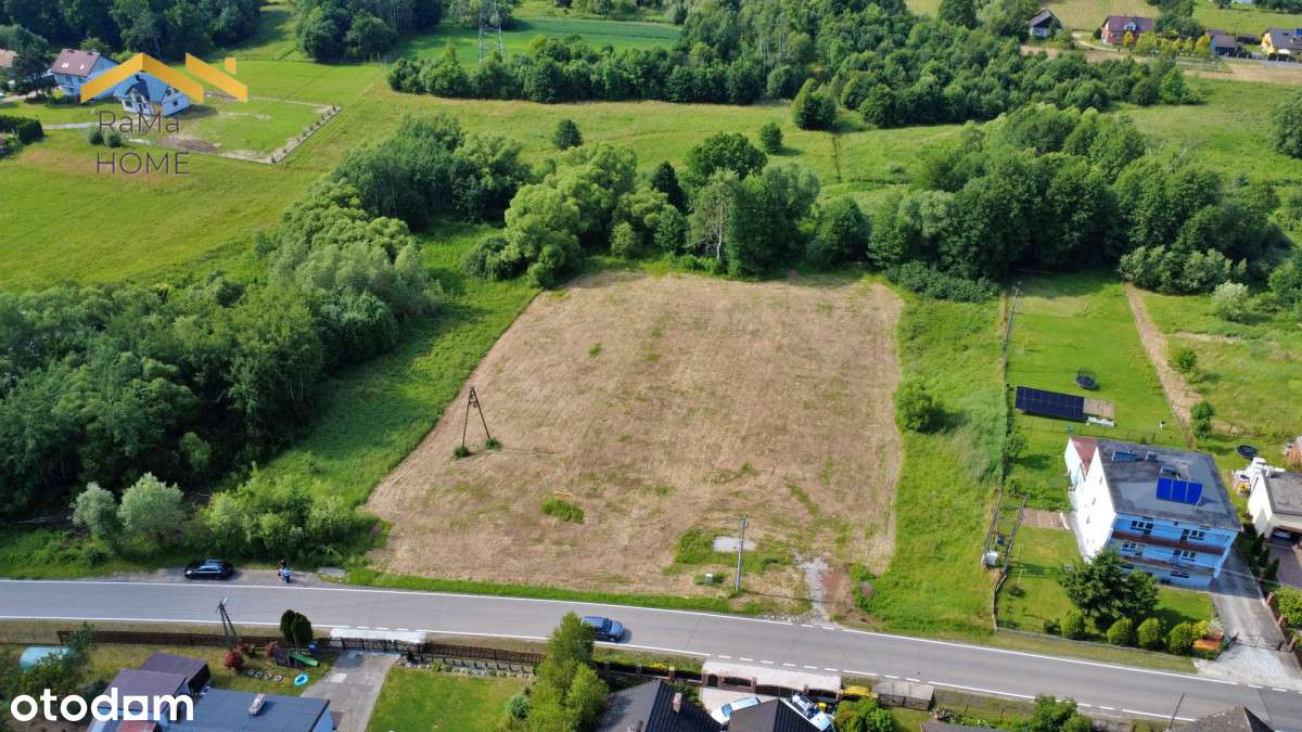 Działka usługowa 7000m2 , wjazd z drogi powiatowej-2