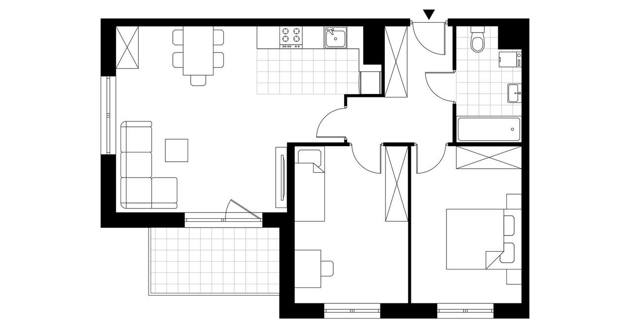 3-pokojowe mieszkanie 66m2 + balkon Bez Prowizji - Pełny obrazek: 3/5