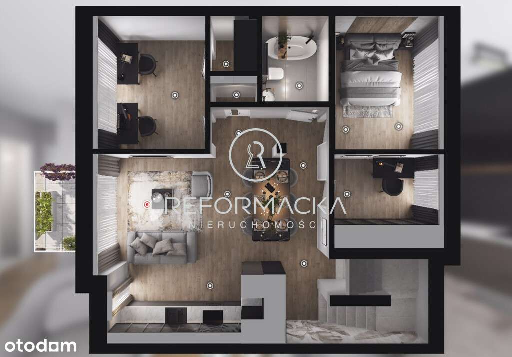 Dwupoziomowy apartament z garażem/Budziwój/Rzeszów-3