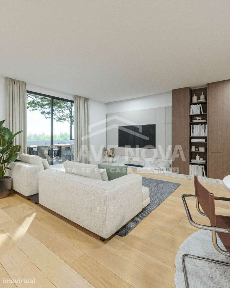 Apart. T4 Novo c/2 Lugares de Garagem - Condomínio Fechado na Madalena-6