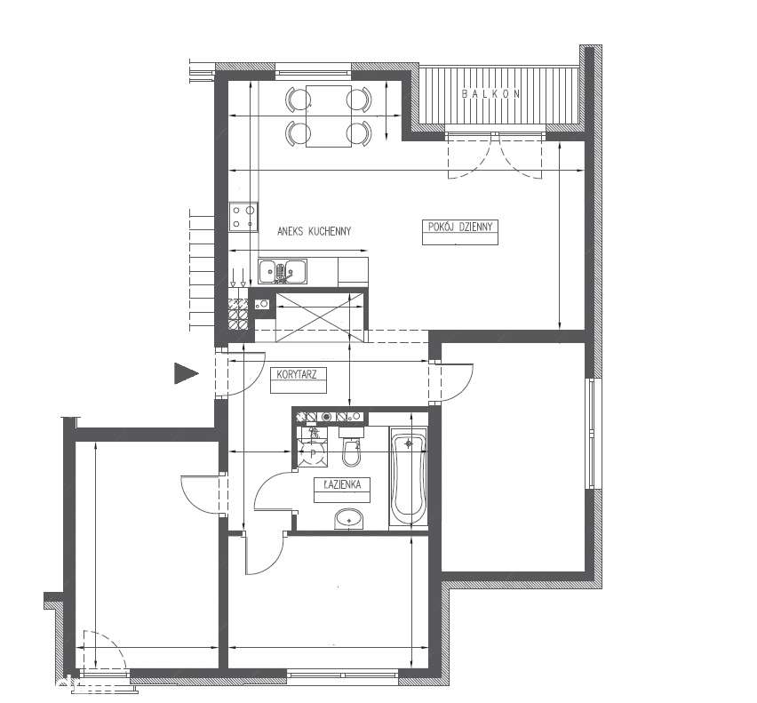 4 pokojowe | wykończone | balkon | komórka lokatorska | Złotniki Park-18