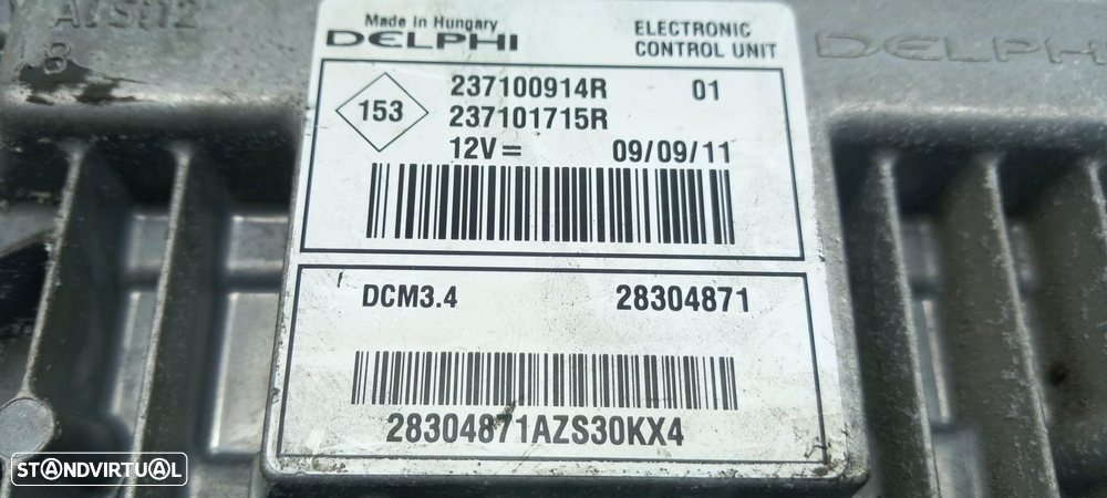 Centralina Do Motor  Ecu Renault Megane Iii Coupé (Dz0/1_) - 4