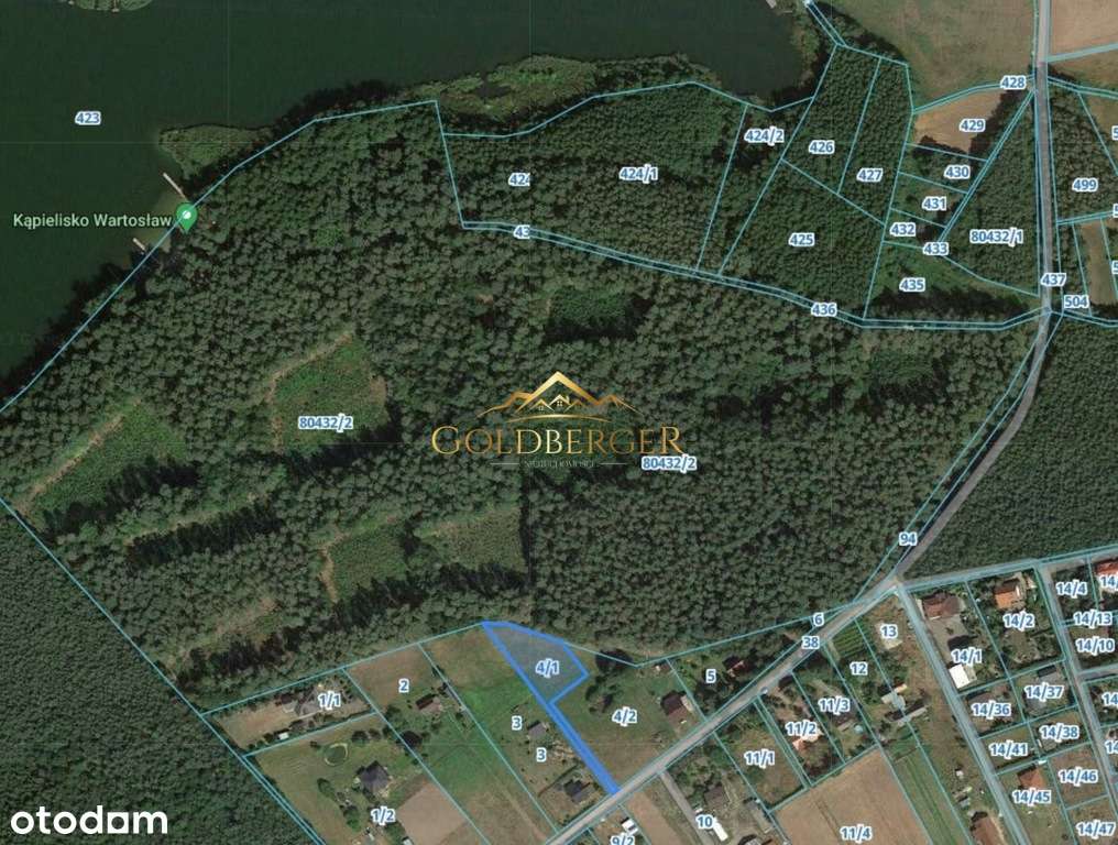 Działka budowlana blisko jeziora | 1772 m2