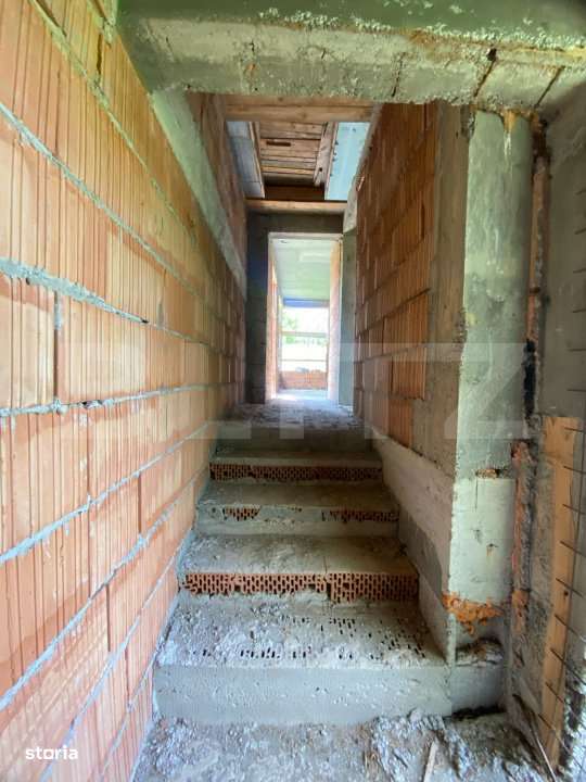 Casa la rosu, cu 3 camere, 74 mp,  teren 800 mp, zona Centura, Bistrit - Imagine principală: 5/9