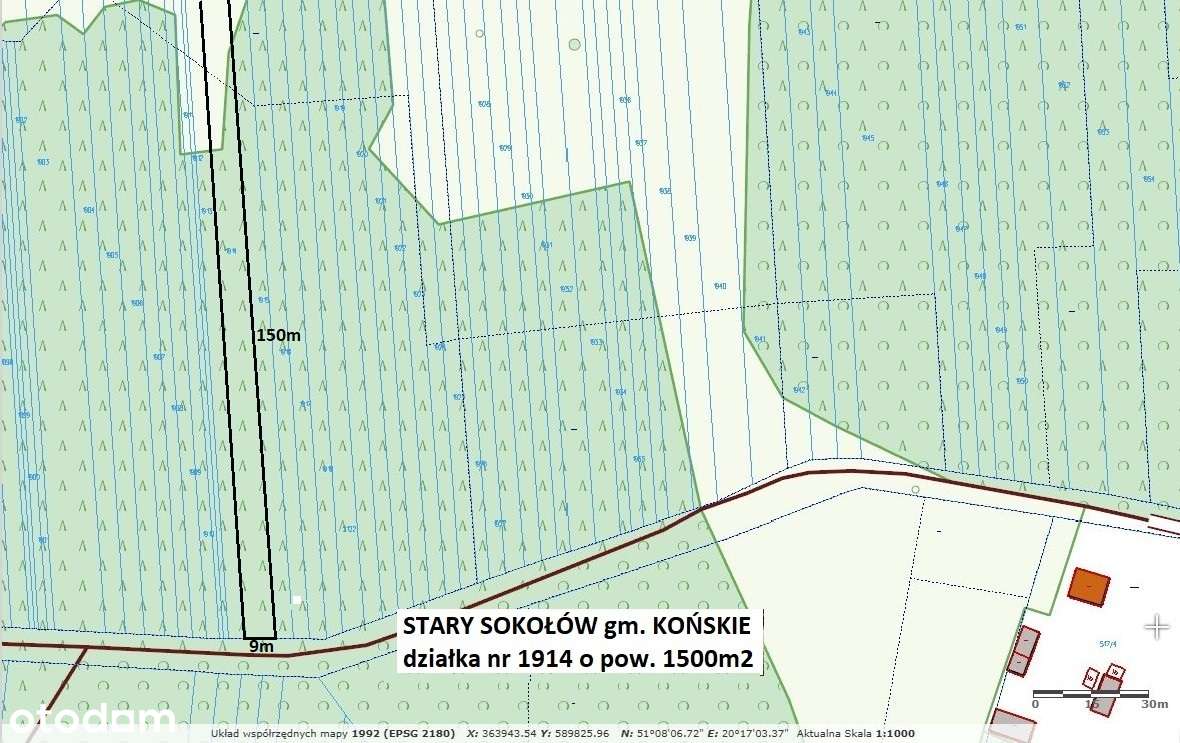 Najtańsza działka leśno-rolna 1500m2 tylko 9.900 zł - Pełny obrazek: 3/15