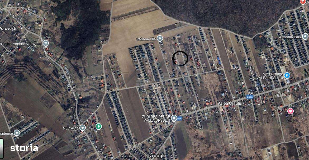 Valea Ursului zona de padure 2 LOTURI de 600mp cu utilitati - Imagine principală: 5/7