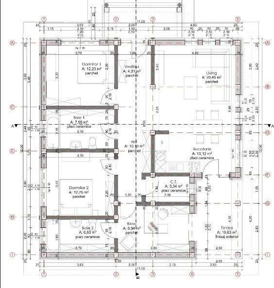 Teren autorizat, 500 mp, front stradal 18,41 ml Tureni - Imagine principală: 4/4