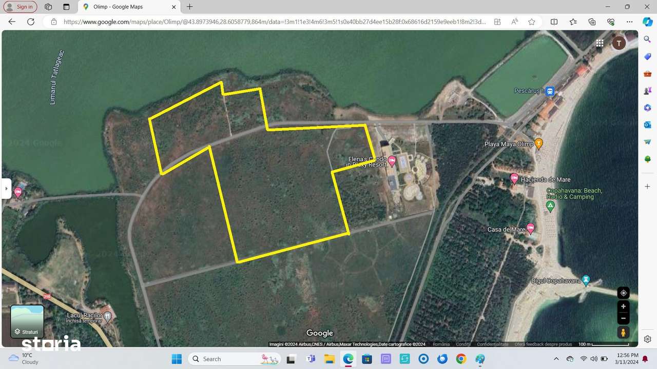 OPORTUNITATE TEREN 15HA LANGA POPASUL PESCARILOR OLIMP - Imagine principală: 1/3