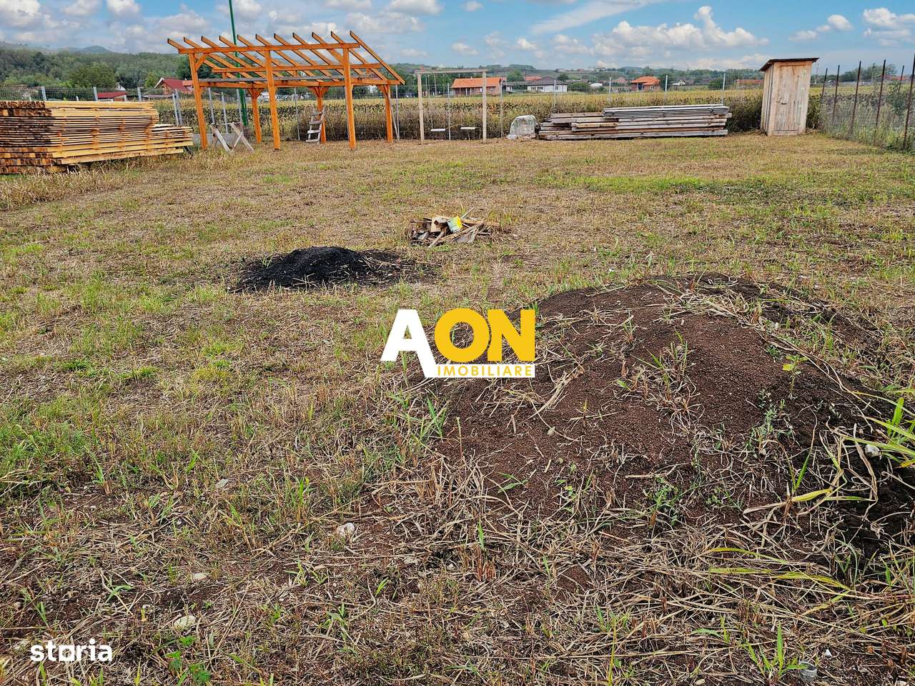 Teren 600 mp, proiect casă 4 camere + autorizație și utilități, Ciugud - Imagine principală: 3/8