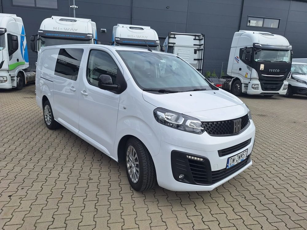Fiat Scudo Maxi Brygadowe 2.0 145KM / brygadówka / krajowe / serwis ASO brygadówka / 6 miejsc / salon PL / ASO / gwarancja!