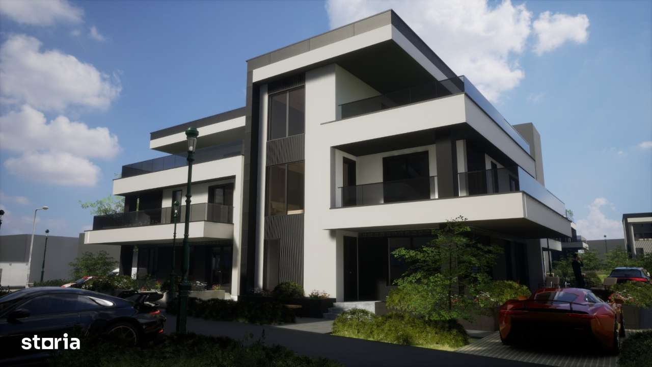 Vilă individuală de lux, P+2 etaje cu terasă circulabilă - Imagine principală: 4/4