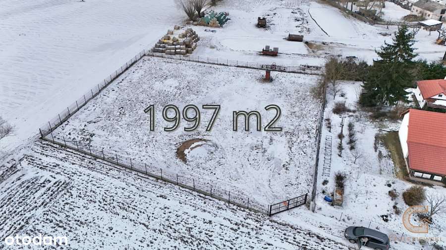 Działka budowlana 1997 m2 - Łęg!-1