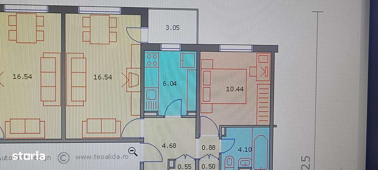 Vand apartament 2 camere, conf 1, Pitesti, Trivale, etaj 1-4