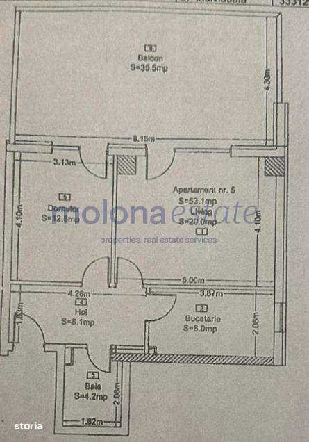 Apartament de vanzare 2, decomandate, 53 mp + terasa de 35 mp-11