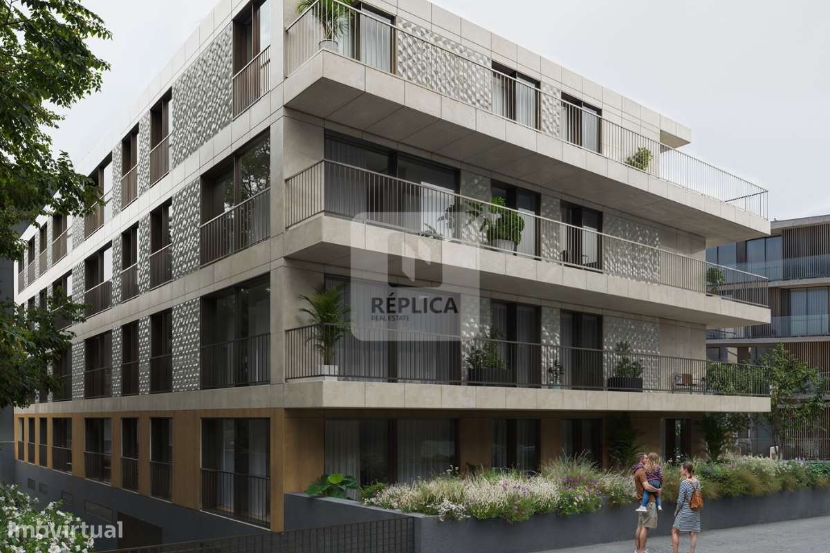 Apartamento T0 com terraço à Praia de Canidelo - Grande imagem: 4/25