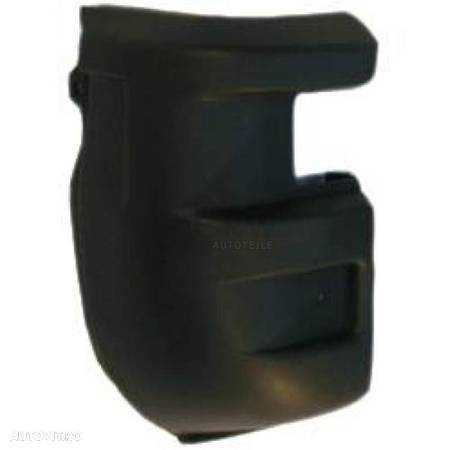Parte laterala bara, colt lateral flaps spate, stanga/dreapta, negru Iveco Daily, 01.1999-04.2006, Daily, 05.2006-2009, 500326835 - 1