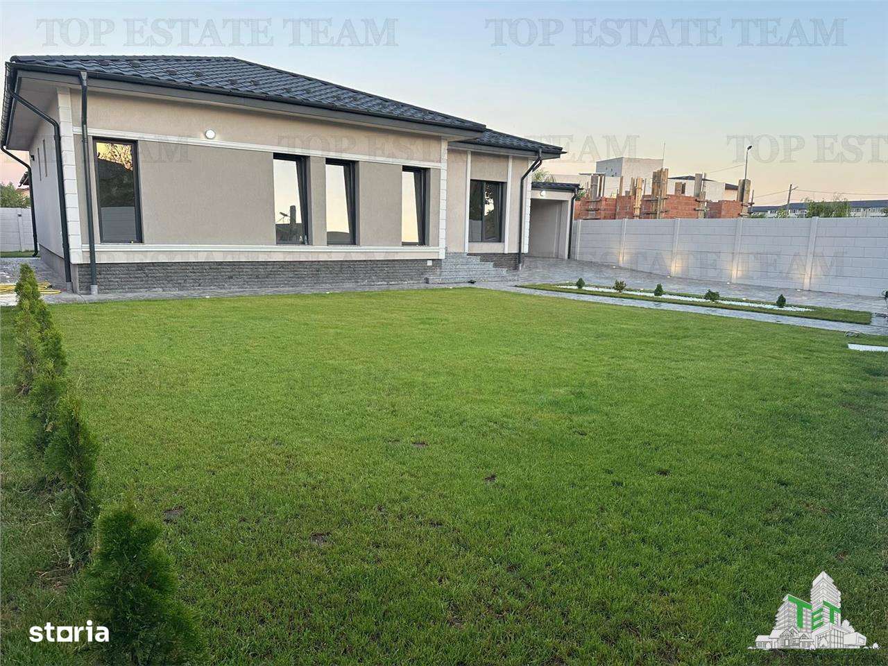 Casa inidividuala, superba pe parter, cu garaj si 4 camere spatioase,-0