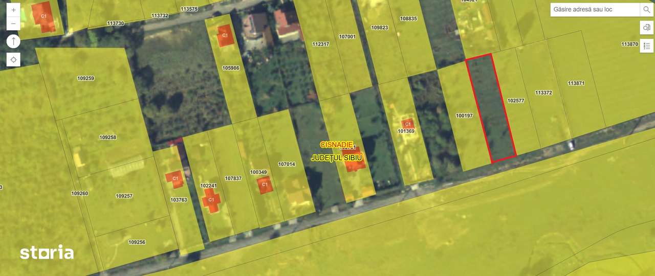 Teren intravilan 1014 m2 strada Nouă Cisnădie(continuare strada Lungă)-3