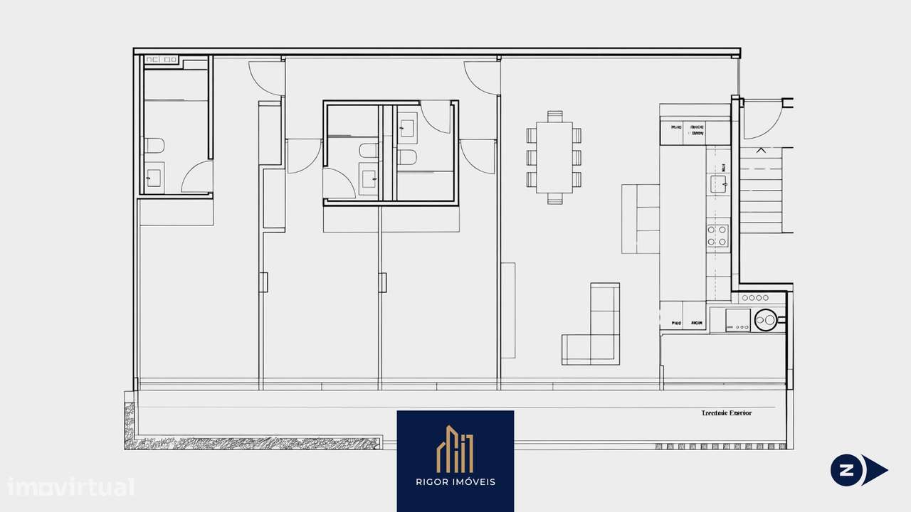 Apartamento T3 -Nova Construção- Condomínio c/Piscina - Vila do Conde-11