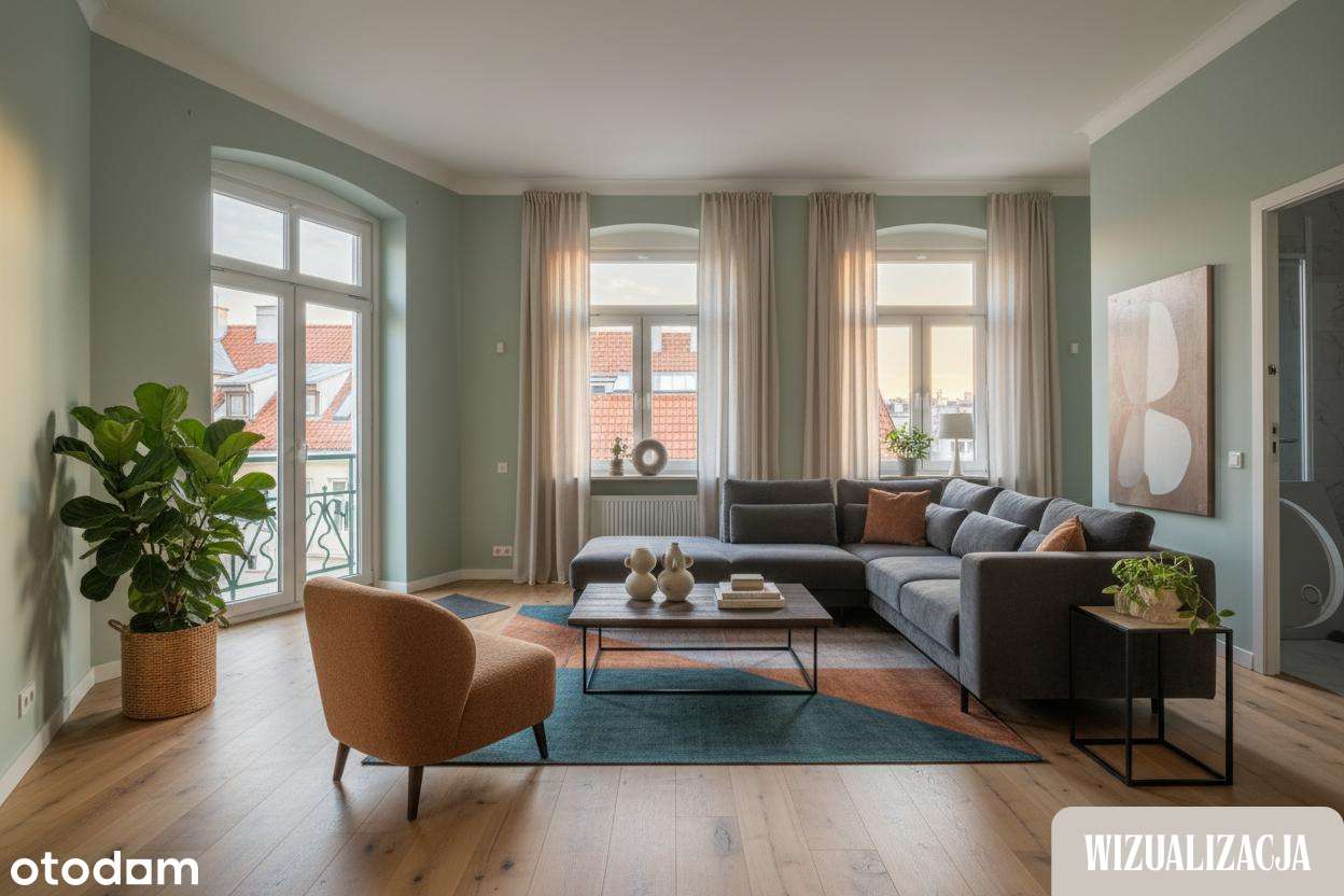 Balkon francuski | narożne mieszkanie | słoneczne