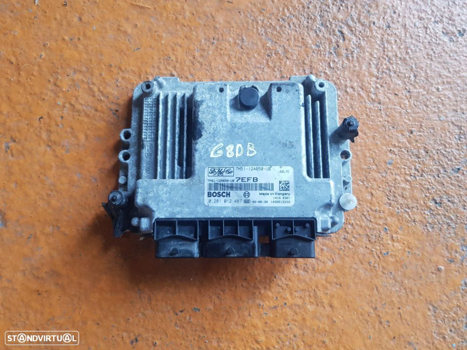 Peça - Centralina Motor Ford Focus 1.6 Tdci Ref. 0281012487 / 7M51-