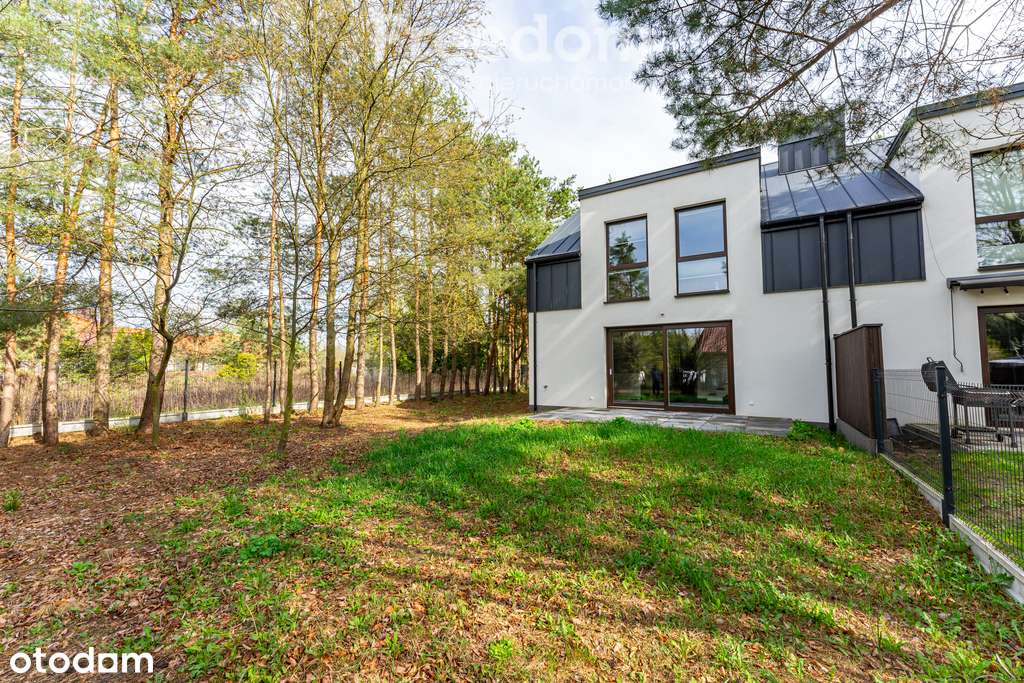 Nowoczesny dom w zabudowie bliźniaczej Baszkówka - Pełny obrazek: 4/19