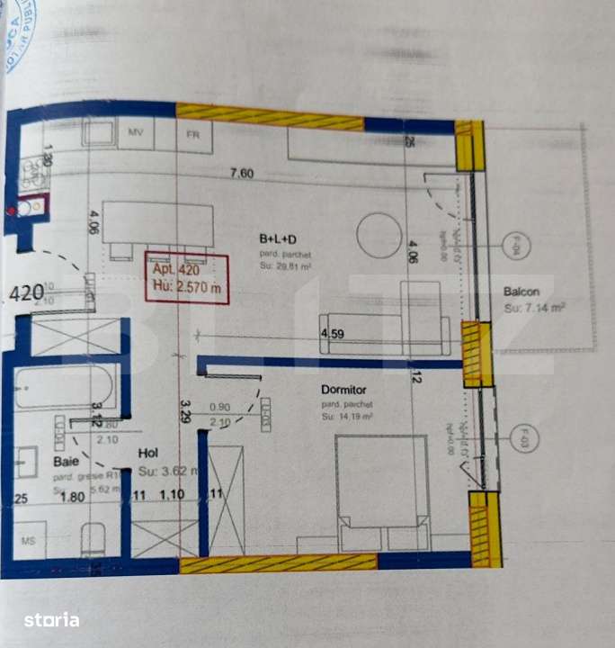 Exclusivitate ! Apartament 2 camere, finisat, 54 mp, ERA By Hexagon - Imagine principală: 3/5