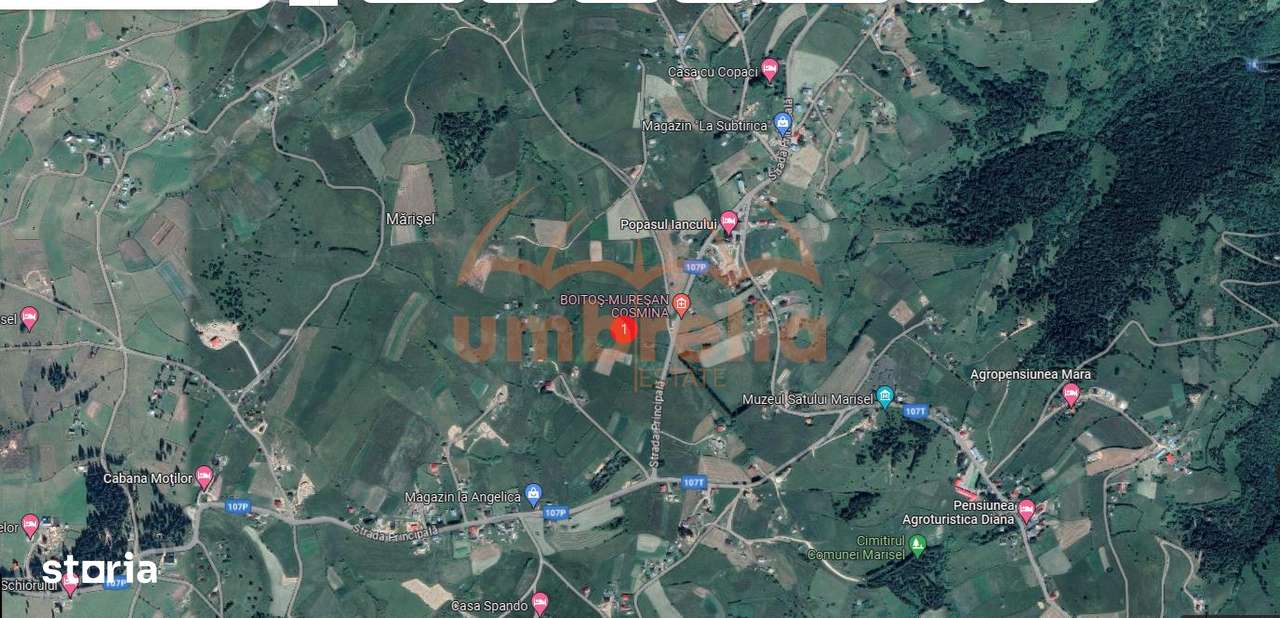 Teren de vanzare intravilan 2.225m²21€ m² Marisel ! - Imagine principală: 3/3