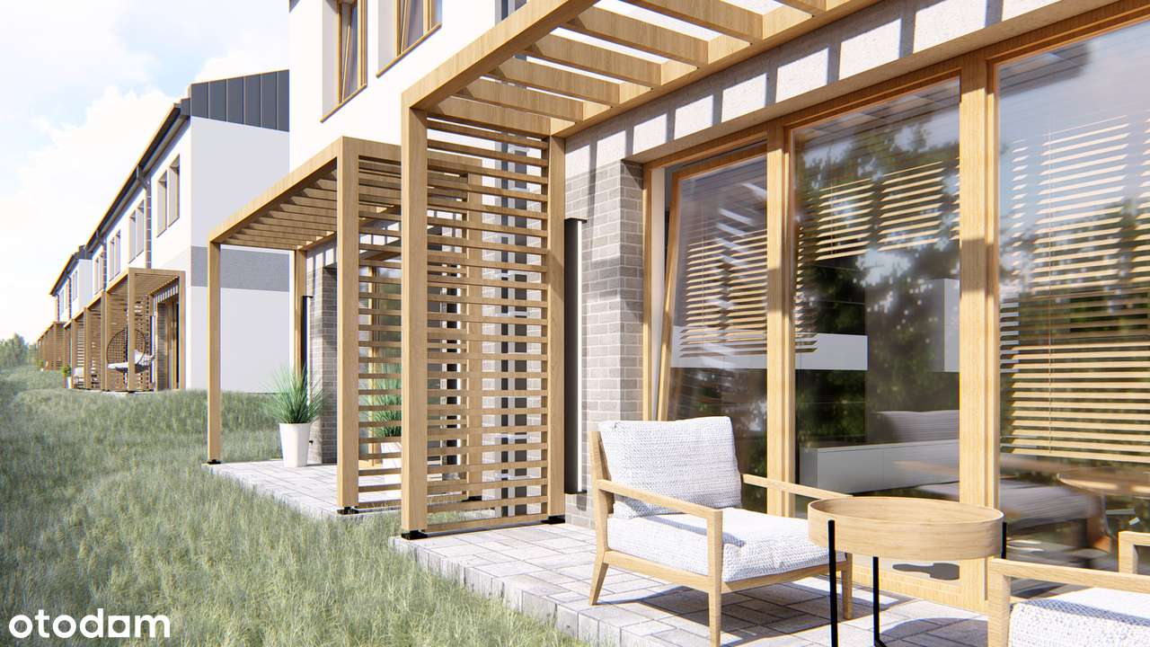 Nowoczesny segment z ogródkiem i garażem | Modrzewiowa Park | Masłów-6