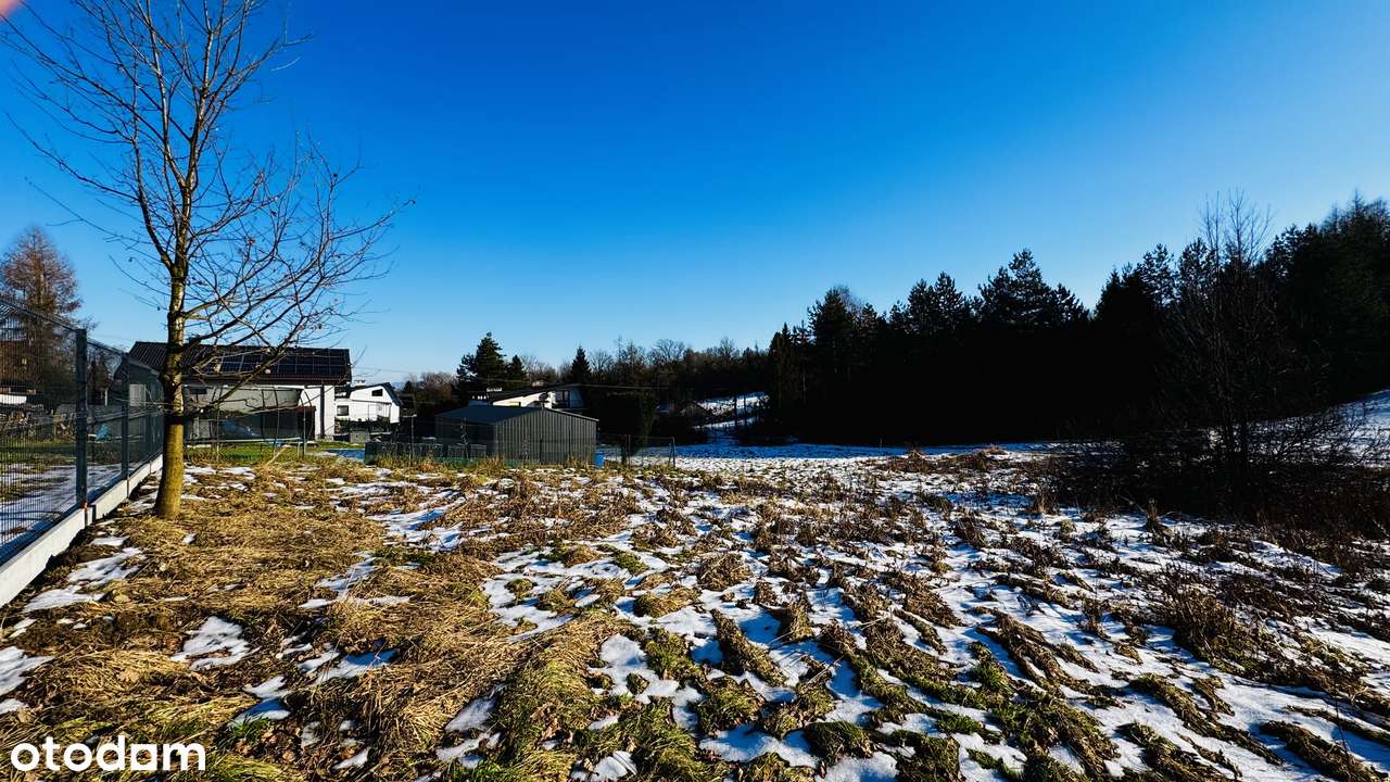 Działka budowlana , nasłoneczniona 1089 m2 SKOCZÓW Kaplicówka-3