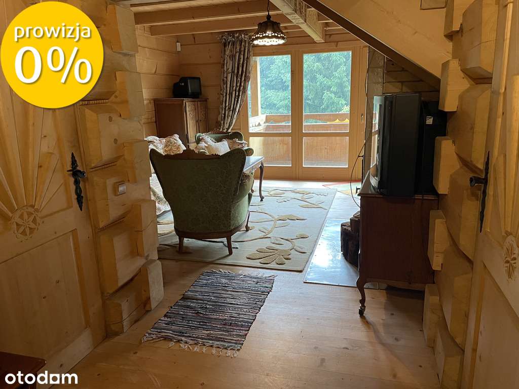 Podwójny dom z bala w enklawie ciszy i zieleni. - Pełny obrazek: 4/19