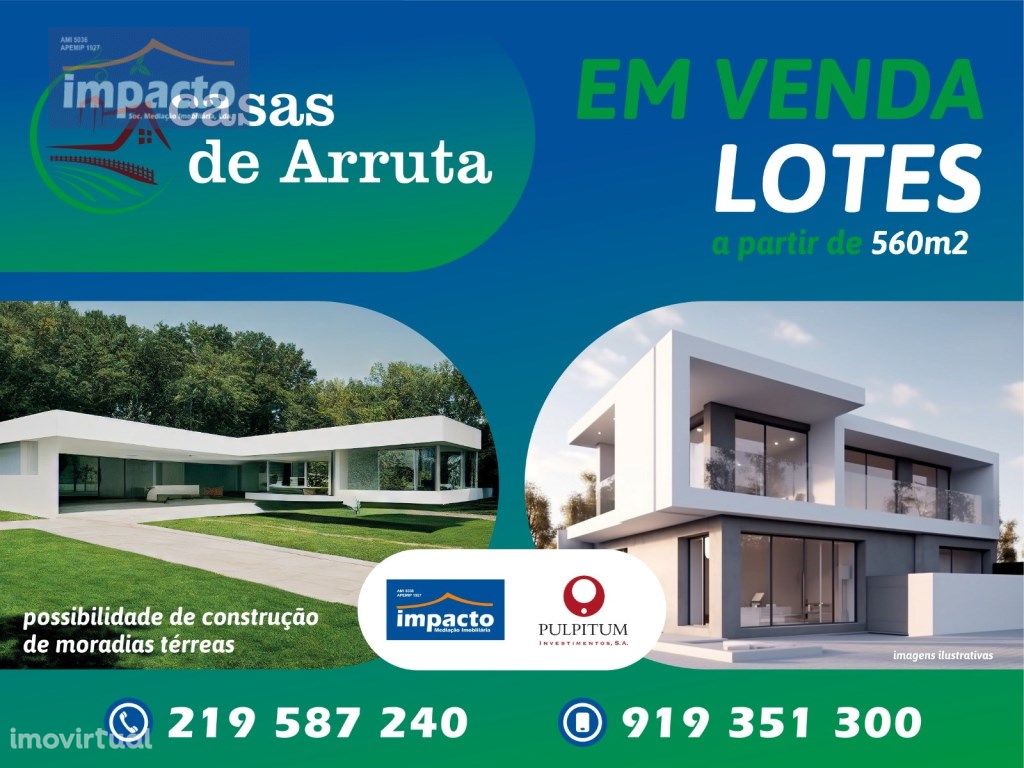 Lote Moradia Venda Arruda dos Vinhos