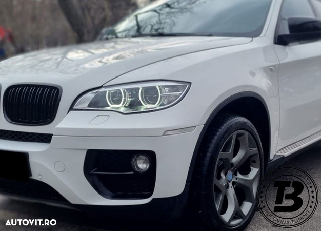 Faruri LED Angel Eyes 3D compatibile cu BMW X6 E71 - 13