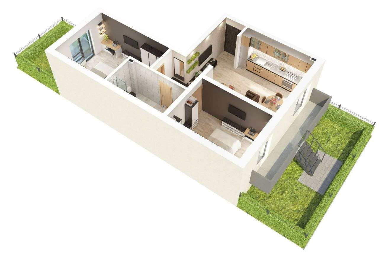 Dezvoltator – ONE Residence, apartament 3 camere cu gradina - Imagine principală: 1/18