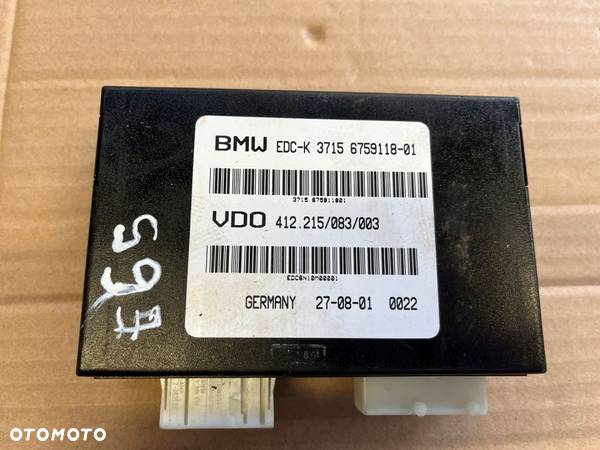 bmw e65 moduł edc zawieszenia 6759118 - 4