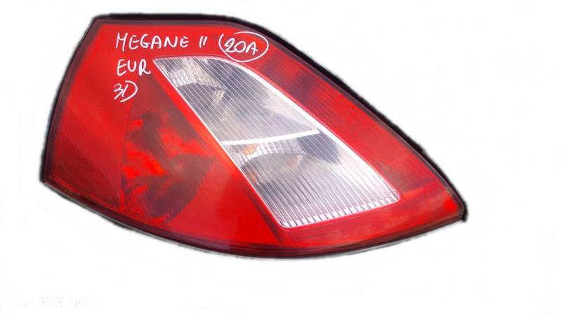 RENAULT MEGANE  II  3D kod lakieru NV676  LAMPA TYLNA LEWA LEWA TYŁ LAMPA - 2