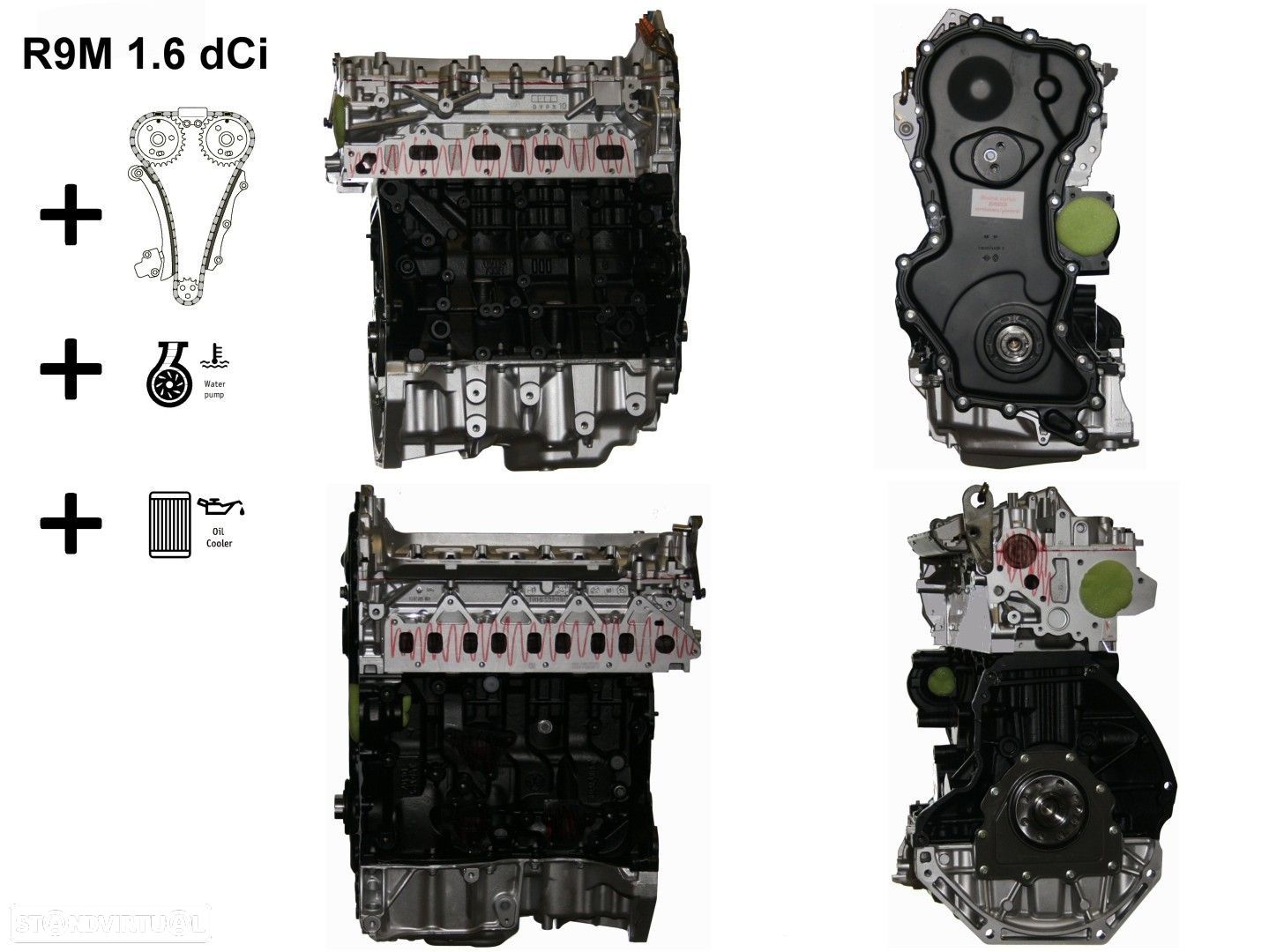 Motor  Reconstruído RENAULT TRAFIC 1.6 dCi - 1