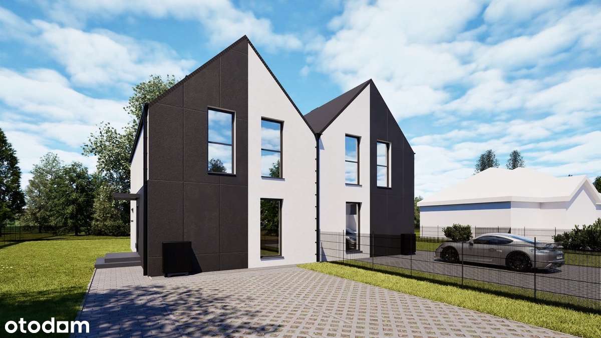 Nowoczesny dom w zabudowie bliźniaczej | 104m² | Łężyca | Zielona Góra - Pełny obrazek: 5/15