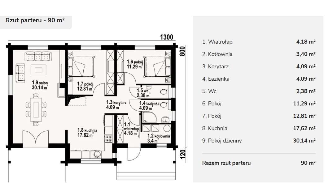 Nowy dom w góralskim stylu - Pełny obrazek: 4/16