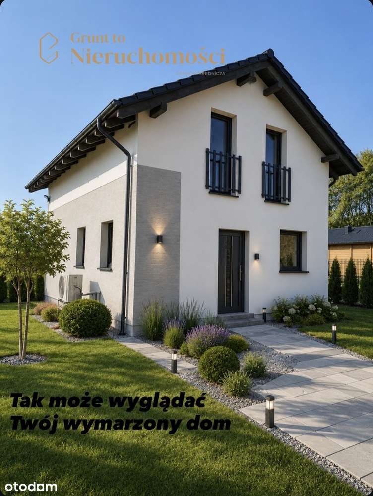 Funkcjonaly, wolnostojący dom pod lasem|4 pokoje