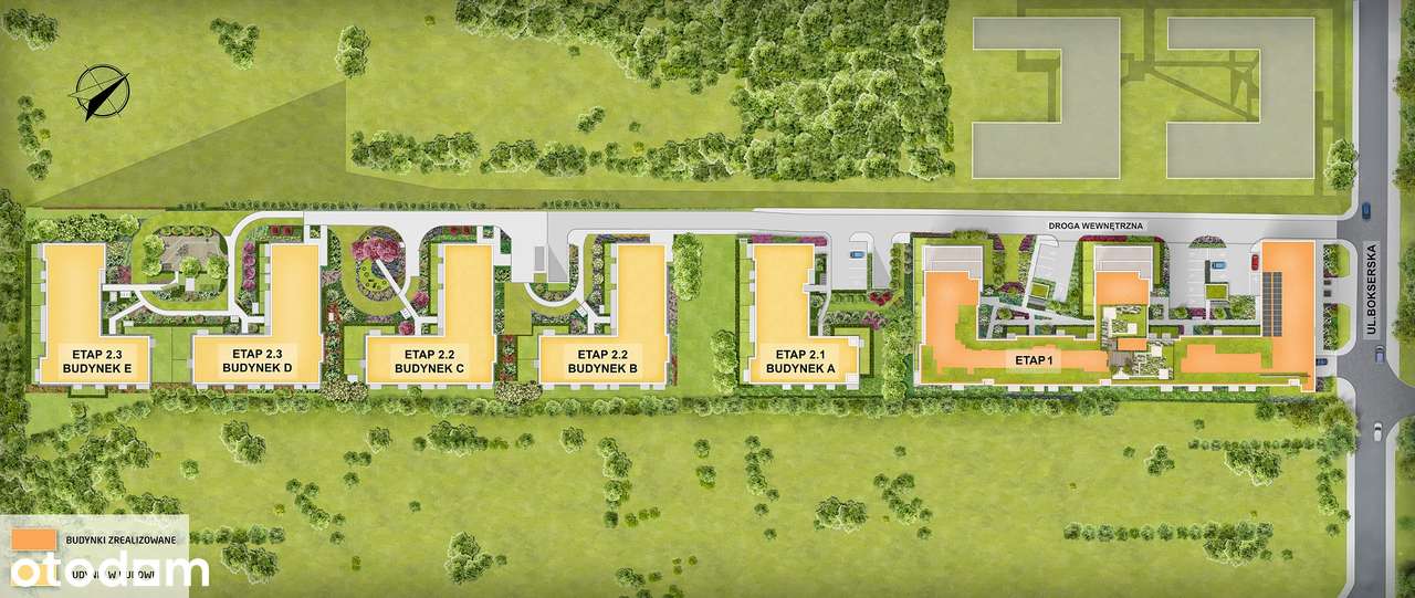 3-pokojowe mieszkanie 45m2 + balkon (lokal 82)