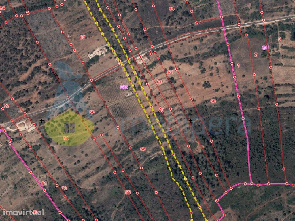 Terreno rústico com 18.360 m2, situado na zona da Aldeia Vale Fuzei... - Grande imagem: 2/4