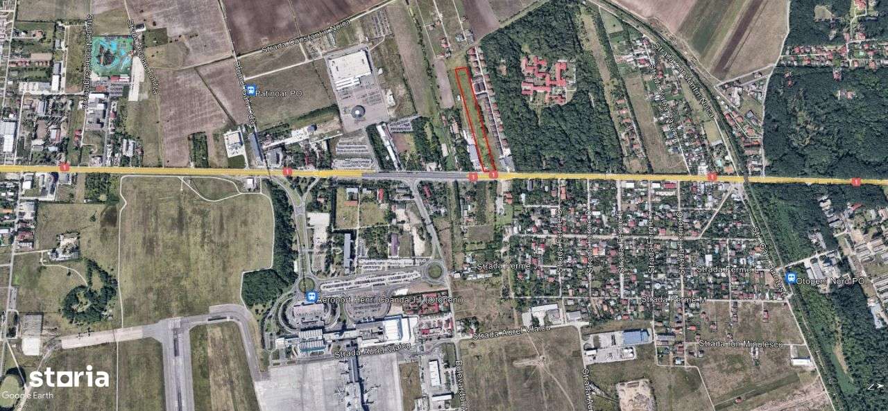Otopeni-DN1 teren constructii 16500mp, zona mixta - Imagine principală: 5/7